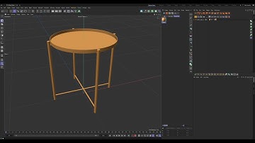 Parametric Coffee table model for Cinema 4D | C4D/Xpresso