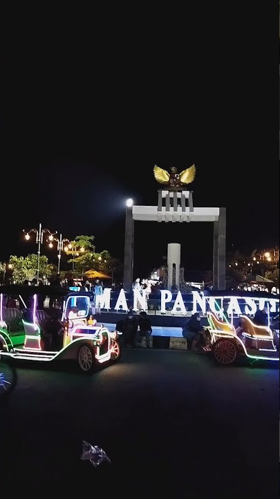 Keindahan Malam di Taman pancasila Tegal #shorts