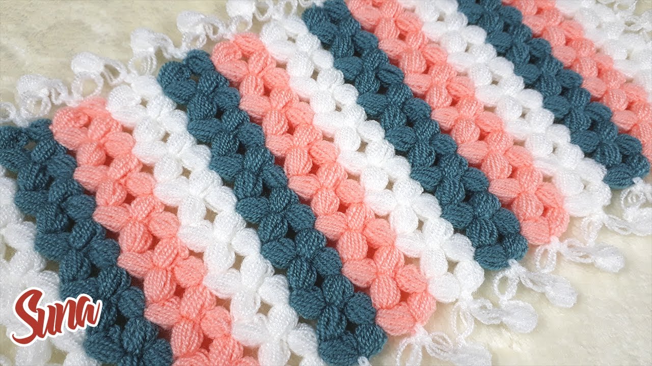 ❤️ BU LİF ÇOK KOLAY VE ÇOK TATLI! 🧼 Kilim Tarzı Fıstıklı Lif Modeli Yapımı #EvdeKal (MarifetliAnne)