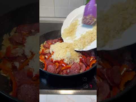 Быстрый рецепт мясных колбасок с рисом🔥🔥🔥