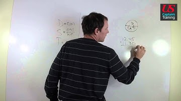 Captain License Chart Navigation – Distance, Speed, and Time Overview