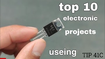 Top 10 electronic projects using tip41 tringister