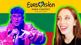 LET'S REACT TO LITHUANIA'S SONG FOR EUROVISION 2024 // SILVESTER BELT 