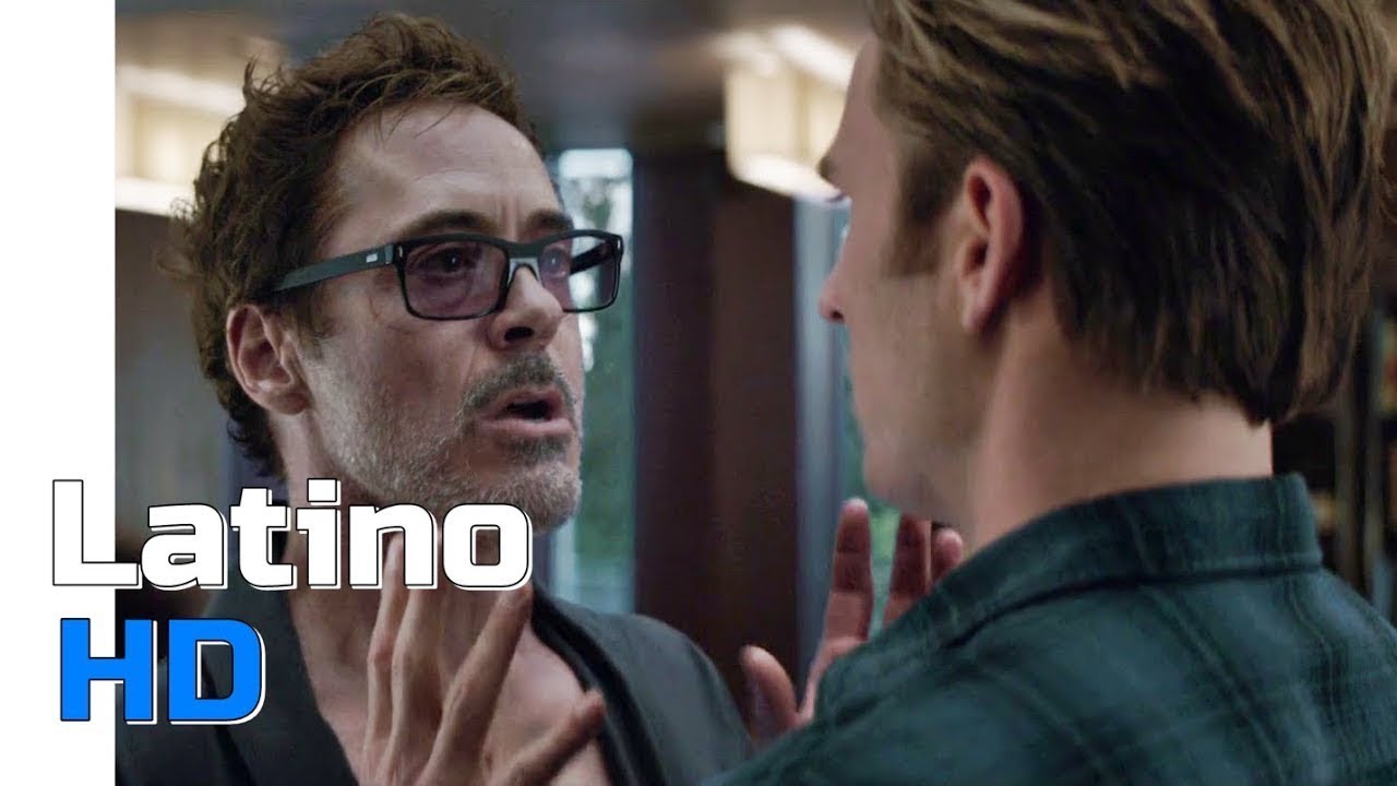 Avengers: Endgame |Escena: Tony Discute Con Steve| Español Latino [HD]