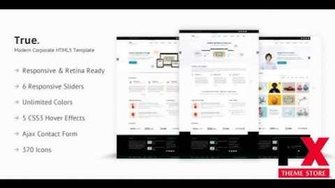 Preview True - Retina Ready Multi Purpose HTML5 Template