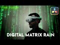 Easy Matrix Raining Code Effect in DaVinci Resolve Fusion | Fuse Plugin
