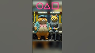 The cat at the squid game! #ai #cat #cutecat #catlover #story #kitten #squidgame