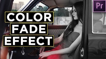 Premiere Pro Fade to Black and White - Secret Method