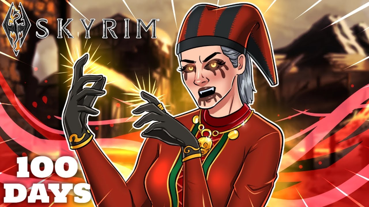 I Spent 100 Days In Skyrim Legendary Difficulty As A Vampire (Skyrim ...