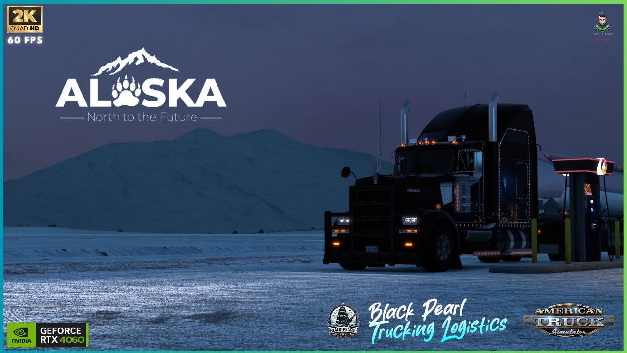 ATS Alaska Adventure 🚛 | Ice Roads & Scenic Routes | American Truck ...