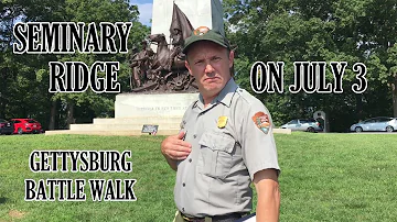 Seminary Ridge on July 3 - Gettysburg Battle Walk with Ranger Matt Atkinson