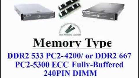 Compatible RAM Memory Upgrade Specifications of Dell PowerEdge 2950 Server Computer System DDR2 667