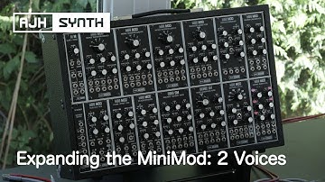 Expanding the MiniMod Part 1 - Adding a 2nd Voice in just 2 or 3 modules (AJH Synth Eurorack tips)