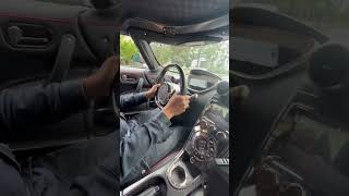 POV riding in the passenger seat of the Koenigsegg Agera RS ‘Ruthie’ #koenigsegg