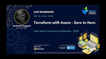 Workshop -Terraform with Azure  - Zero to Hero | Ravikanth Chaganti | AzConfDev2020