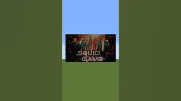 Minecraft: Largest NETFLIX Pixel Art Creations Squid Game #Shorts