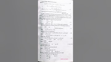 🥰🤗Mathematical methods previous year question papers 2018| Msc lll semester maths|Msc maths by Mansi