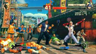 USF4 Decapre vs Sagat U1 Glitch - RIP Sagat!