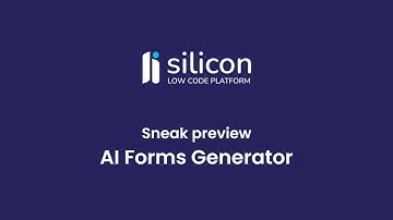 Fenêtre Online Solutions | Silicon Low Code platform | AI Forms Generator