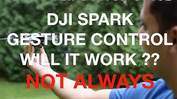 DJI Spark Gesture for video recording not working always