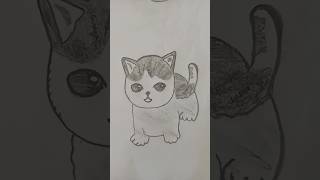 cat ki easy drawing kaise banate hai how to easy drawing cat short video viral