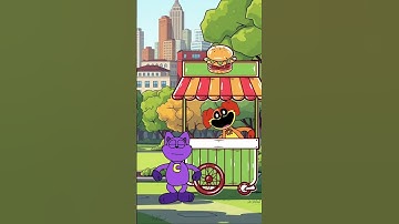 Thumbnail of BURGER DOG #bluey #smilingcritters #dogday #catnap #shorts #short