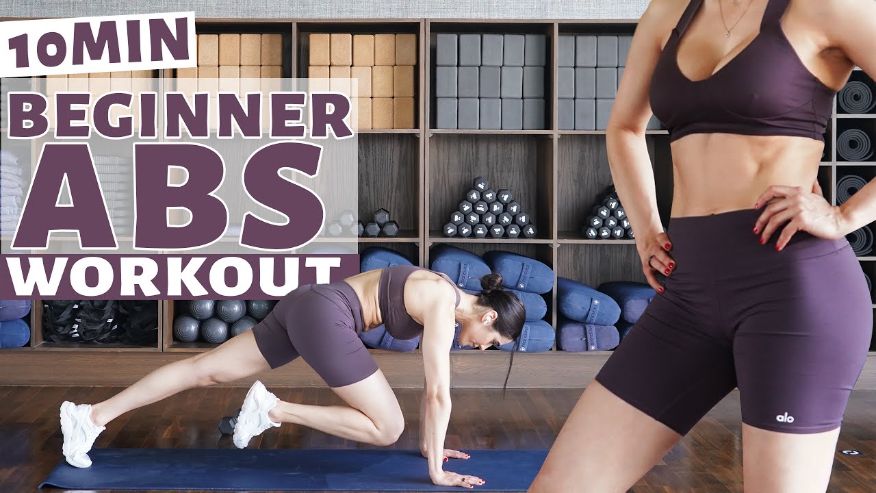 10 min slow pilates mat abs at home // bodyweight ab workout for a flat