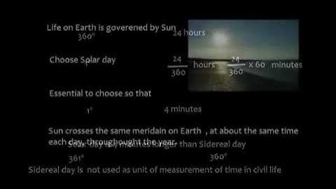 Celestial Navigation_ Time_ Sidereal & Solar Day_ Part1