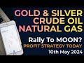 Rally again  gold silver crude oil  natural gas trading strategy today  gold  silver secrets