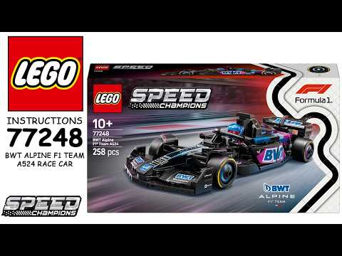 LEGO Instructions: 77248 BWT Alpine F1 Team A524 Race Car | LEGO