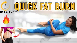 5-MIN Quick Daily Fat Burn Workout