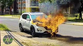 Working Car Fire on Quitman Street in Newark Pre-Arrival