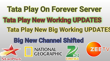 Forever Server New Update|TATA Play Latest Update on Forever|Dish Home Package on Forever Server.