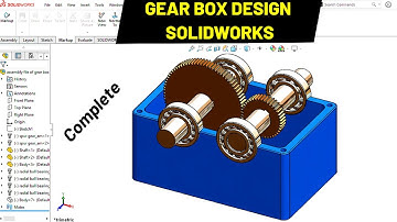 Complete GearBox Design in SOLIDWORKS | Robo CAD