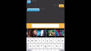 Send videos on Grindr - Download the Grindr Keyboard for iPhone screenshot 1