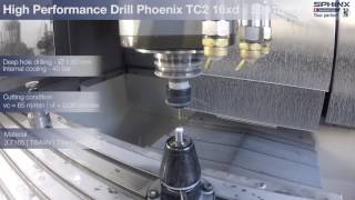 High Performance Drill Phoenix TC2 - Ø 1.60 - 16xd - Titanium