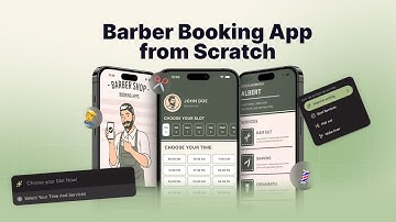 💈📱 Build a Barber Booking App in Flutter & Firebase Full Project Tutorial | UI Design 2025