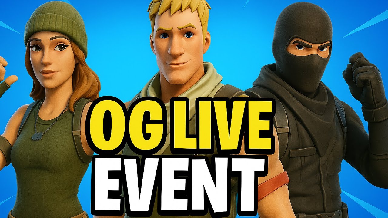 OG FORTNITE LIVE EVENT - YouTube