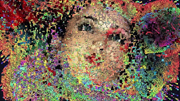 Defrag: A generative artwork created with Processing