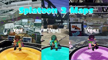 Splatoon 1 -  Splatoon 2 Maps ported into Splatoon 1