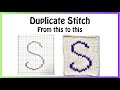 Duplicate Stitch, tips and tricks