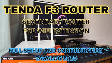Paano gawing wifi extender ang TENDA F3 Router,  Wifi extension sa Bahay Tagalog Tutorial 2025