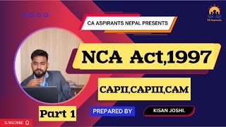 Nepal Chartered Accountant Act1997 Part 1 Revision Classes Ca Aspirants Nepal Kisan Joshi