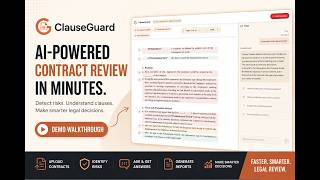 ClauseGuard - AI Contract Review Demo