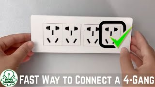 4 gang socket wiring | Why most people get this wrong