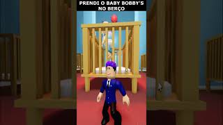 PRENDI O BABY BOBBY'S NO BERÇO (ROBLOX) #shorts Resimi