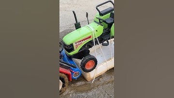 Diy tractor stuck in mud mini science project | diesel engine water pump| keepvilla |@Creative Point