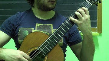 Scales For Classic Guitar (A.Segovia) Sol Major (Maggiore)