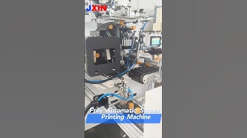 Fully automatic screen printing machine for plastic food container/jars #autoscreenprintingmachine