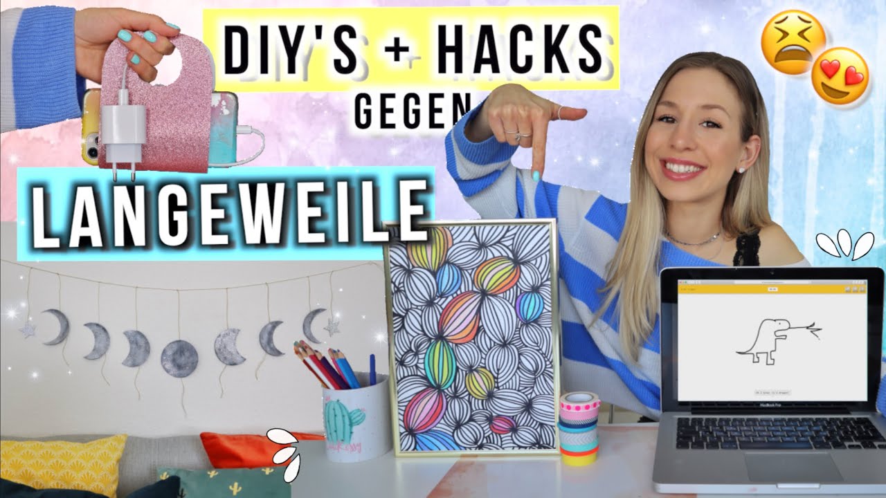 DIYs gegen LANGEWEILE 7.0 😑 einfache DIY Ideen für Zuhause gegen